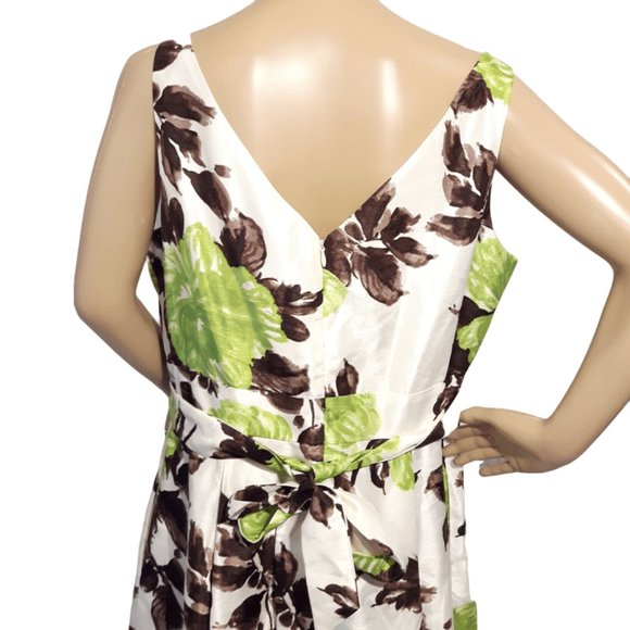 Jessica Howard Plus Size 16 Retro Floral Formal Dress - Picture 4 of 7